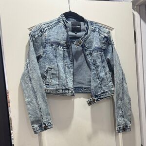 Fashion Nova Blue Denim Jacket